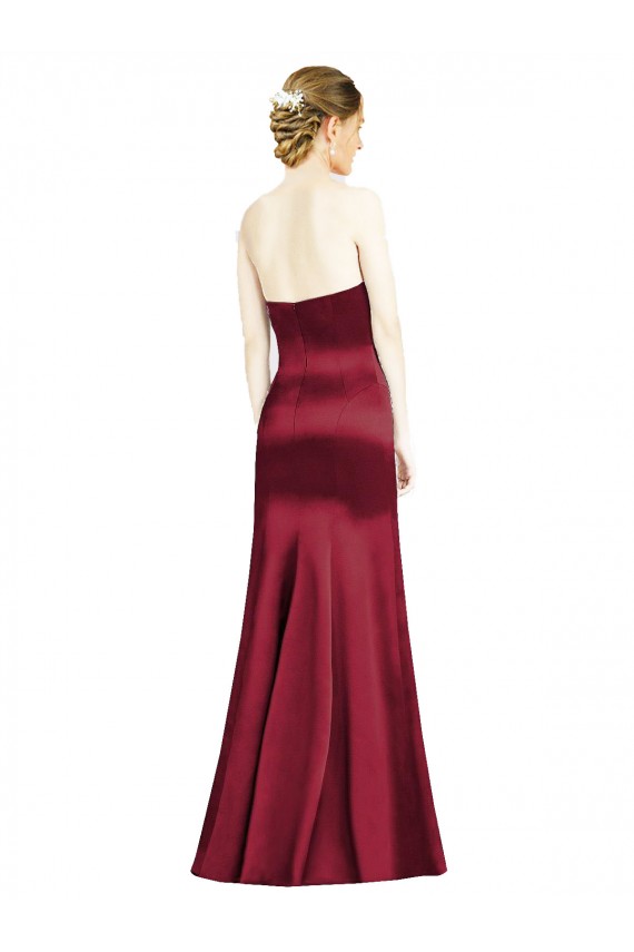 Cheap Sweetheart Neckline Bridemaid Dress with Hips Seamed Detail UK