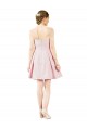Cheap Short Knee Length Sweetheart Satin Cocktail Bridesmaid Dress UK
