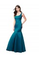 Cheap Long Sleek Satin Bridesmaid Dress / Prom Dress with U-Back UK