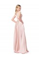 Cheap A-Line Off the Shoulder Sweetheart Formal Satin Bridesmaid Dress / Prom Dress UK