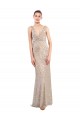 Cheap Faux Surplice V-Neck Slim Formal Sparkling Sequin Bridesmaid Dress / Prom Dress UK