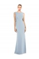 Cheap Draped Backless Crepe Bridesmaid Dress / Prom Dress with Pockets UK