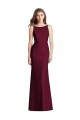 Cheap Open Cowl Back Bateau Neck Trumpet Bridesmaid Dress UK