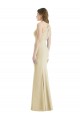 Cheap Criss Cross Twist Cutout Back Trumpet Bridesmaid Dress / Prom Dress UK
