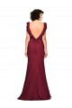 Cheap Crepe Slip Bridesmaid Dress / Prom Dress with Ruffled Straps UK