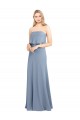 Cheap High Neck Sheath Sleeveless Stretch Formal Crepe Bridesmaid Dress / Prom Dress UK