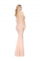 Cheap Sweetheart Shirred Neck Long Floor Length Formal Crepe Bridesmaid Dress / Prom Dress UK