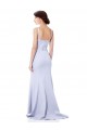 Cheap Sweetheart High Neck Sleeveless Formal Crepe Bridesmaid Dress / Prom Dress UK
