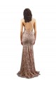 Cheap Floral Patterned Backless V-Neckline Sequin Formal Bridesmaid Dress / Prom Dress UK