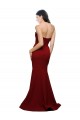 Cheap Long Full Length Sweetheart Slim Formal Crepe Bridesmaid Dress / Prom Dress with Strapless Bodice UK