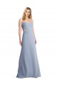 Cheap Feminine Scoop Neckline Long Crepe Slip Bridesmaid Dress / Prom Dress  UK