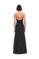 Cheap Long Tulle Bridesmaid Dress with Sweetheart Neckline and Belt UK