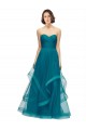 Cheap Sweetheart Tulle Bridesmaid Dress with Wide Waistband UK