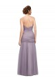 Cheap Draped Long Mermaid Sweetheart Tulle Bridesmaid Dress UK