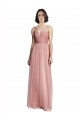 Cheap V-Neck Illusion Tulle Bridesmaids Dress UK