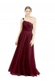 Cheap One Shoulder Floor Length Long Tulle Bridesmaid Dress UK