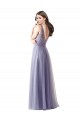 Cheap Sweetheart Tulle Bridesmaid Dress with Fully Embroidered V-Neck Bodice UK