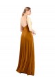 Cheap Long Velvet Cowl Neck Slip Bridesmaid Dress / Prom Dress UK