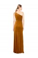 Cheap Sleek One Shoulder Long Formal Velvet Bridesmaid Dress / Prom Dress UK