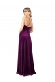 Cheap Draped Neckline Spaghetti Straps Formal Velvet Bridesmaid Dress / Prom Dress UK