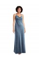 Cheap Cowl Neck Convertible Velvet Maxi Slip Dress UK