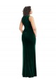 Cheap Square Neck Long Velvet Maxi Bridesmaid Dress / Prom Dress UK