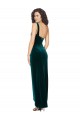 Cheap One Shoulder Velvet Front Wrap Bridesmaid Dress / Prom Dress  UK