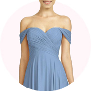 Cheap Off the Shoulder Bridesmaid Dresses UK