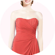 Cheap Strapless Bridesmaid Dresses UK