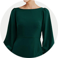 Cheap Bishop Sleeves Bridesmaid Dresses UK