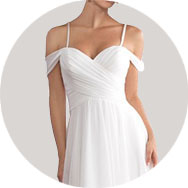 Cheap Off the Shoulder Wedding Dresses UK