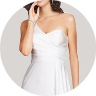 Cheap One Shoulder Wedding Dresses UK
